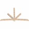 Ekena Millwork Alberta Smooth Timber Gable Bracket, Douglas Fir, 108"W x 72"H x 3 1/2"D x 5 1/2"F, 16/12 Pitch GBW108X72X0406ALB00SDF - alternate 3